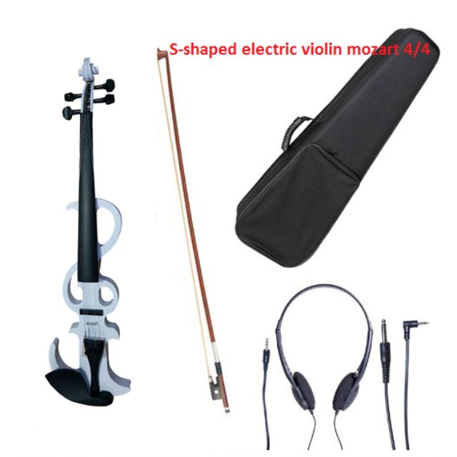 S-shaped electric violin mozart 4/4 (Category: Musical Instruments) located in Manila. Submitted by sportshubb (Listing ID 76906275, Image 1). Description: .