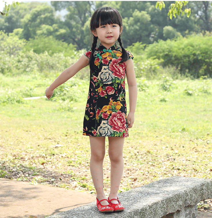 girl cheongsam dress