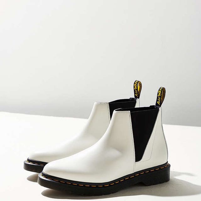 Dr.martens Bianca White Chelsea Boots