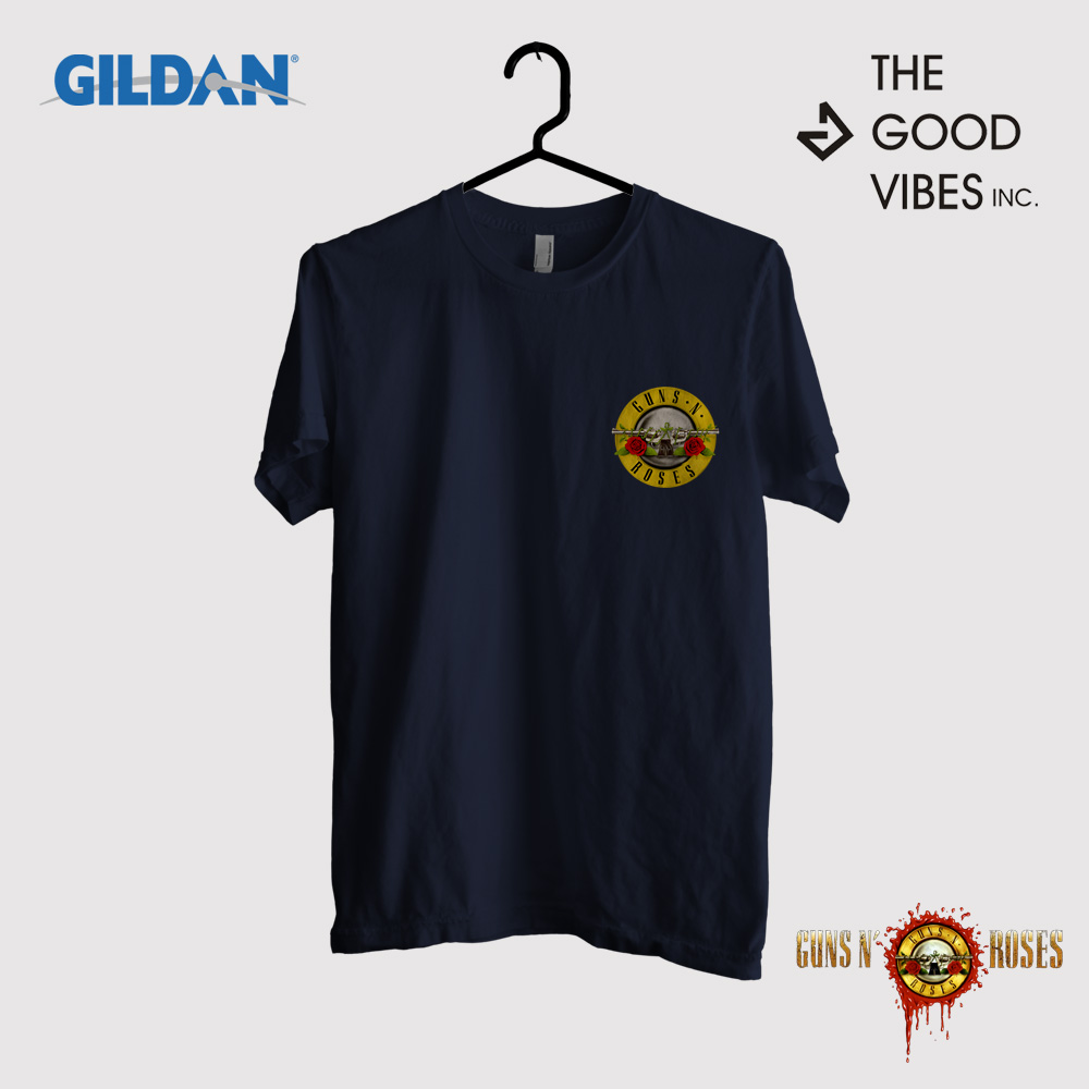 Kaos Band Guns And Roses Original Gildan Logo Iii Small