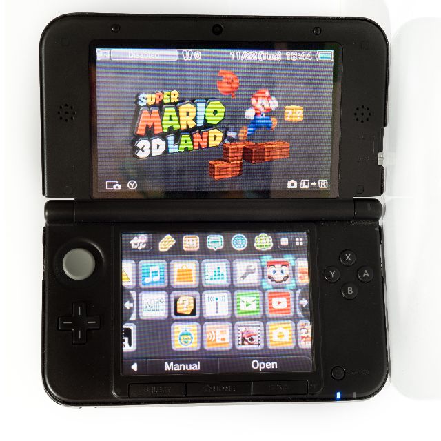3ds xl red and black
