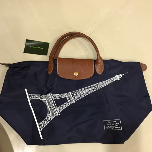Bn Long Champ Le Pliage Medium Handbag Luxury Bags Wallets On Photo