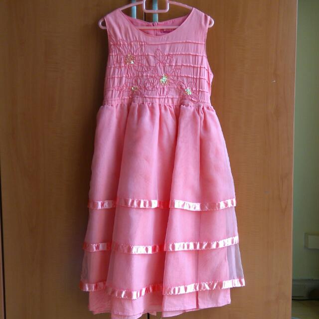 Children Gown Princess Dress Party Dress Christmas Party Flower Girl Dress Church Wedding Dinner Wedding Lunch Concert Performance Babies Kids Girls Apparel On Carousell