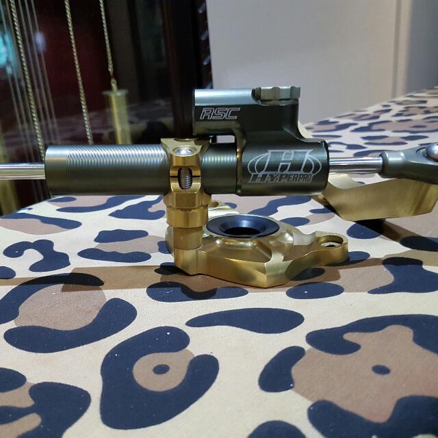 Hyperpro Rsc Titanium Damper With Mounting Kit, Motorcycles on Carousell