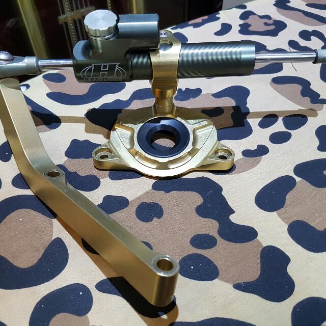 Hyperpro Rsc Titanium Damper With Mounting Kit, Motorcycles on Carousell