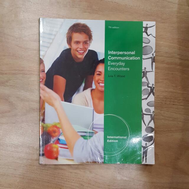 Nus Get1032 Textbook Interpersonal Communication Of Everyday