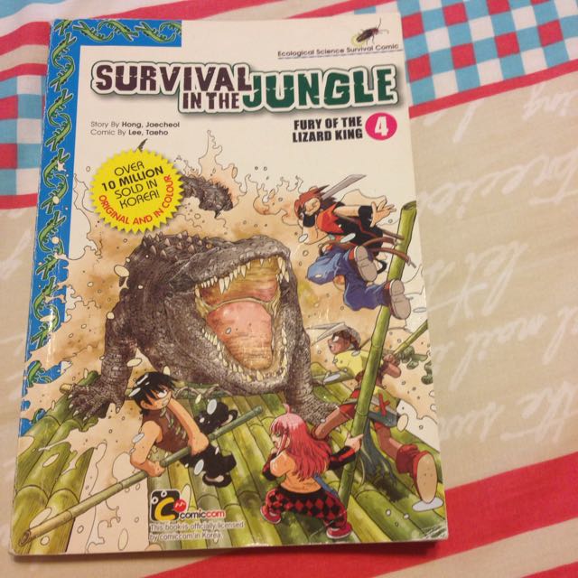 Survival In The Jungle 4 Fury Of The Lizard King Books Stationery Comics Manga On Carousell