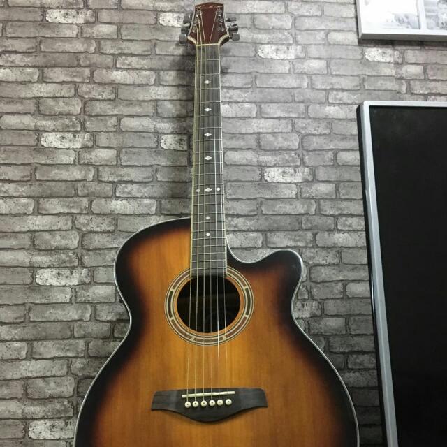 Techno semi outlet acoustic guitar
