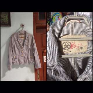 Gap Jeans Stripe Blazer