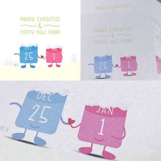 Designer Christmas / New Year card