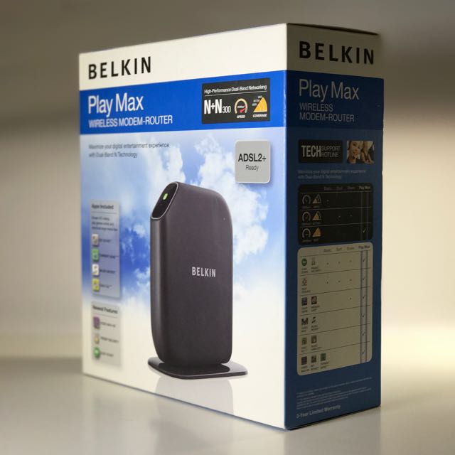 Belkin Wireless Play Max Wireless Modem Router Electronics