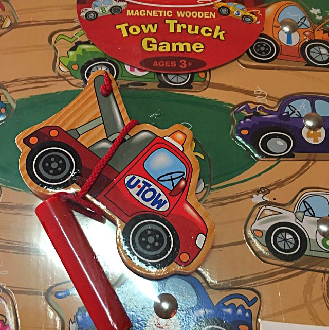 melissa and doug tow truck magnetic puzzle