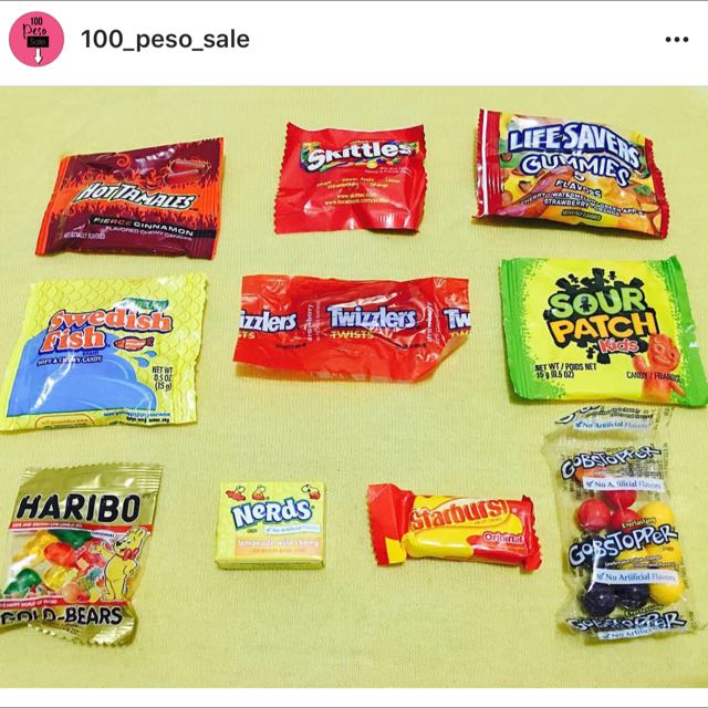 Imported Candies 10 Pcs Food Drinks Fresh Produce on Carousell