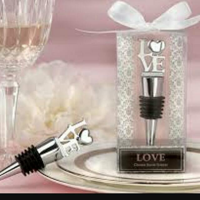Love Wine Stopper Wedding Gift Wedding Favor Door Gift