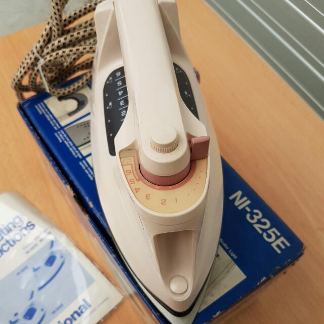 National Steam/Dry Iron (Made In Japan) Brand New With Box 30 Days