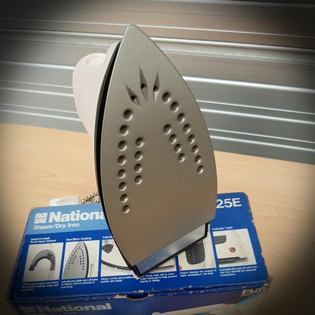 National Steam/Dry Iron (Made In Japan) Brand New With Box 30 Days