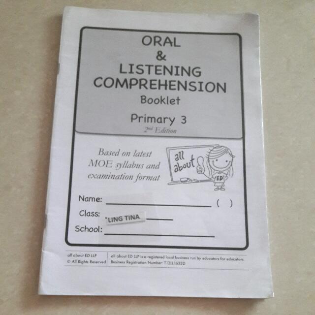 Primary 3 Oral Listening Comprehension Boolet Books Stationery Textbooks On Carousell