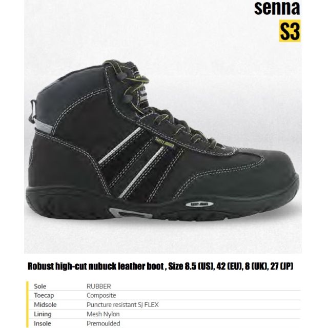 Safety boots size 8.5