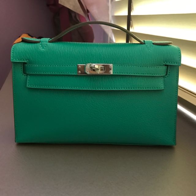 Hermes kelly pochette, Luxury, Bags & Wallets on Carousell