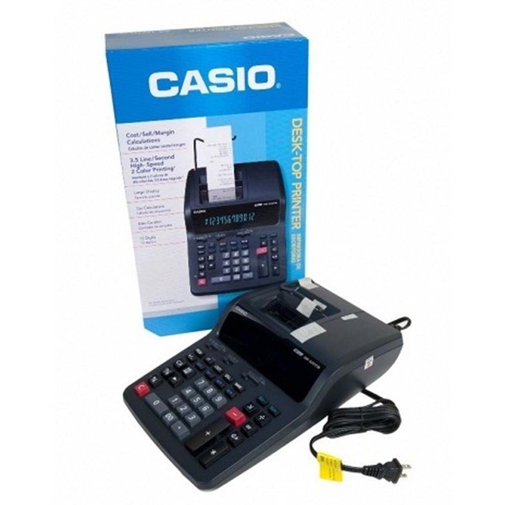 Jual Kalkulator Casio Dr 120tm Hitam Putih Kalkulator Buku Alat Tulis Alat Tulis Di Carousell