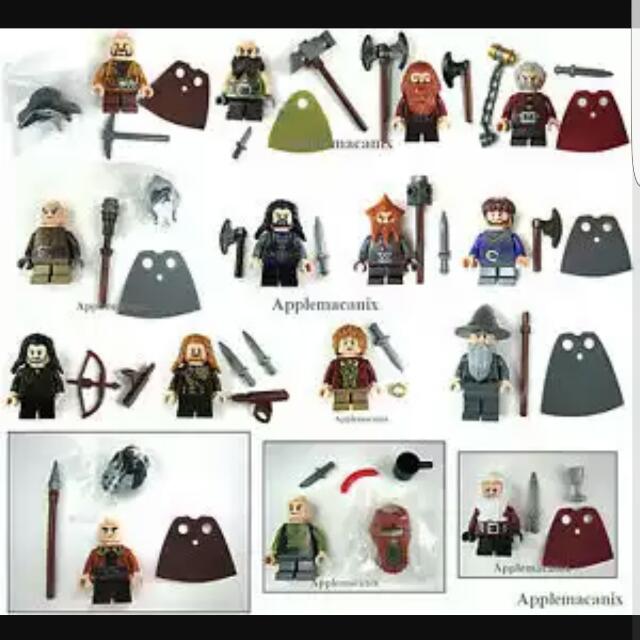 Lego Hobbit Complete Company Of Dwarf Minifigure Hobbies Toys