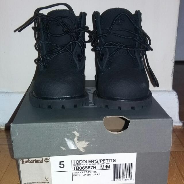 baby boy black boots