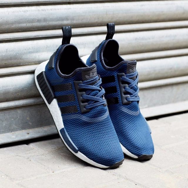 adidas nmd navy blue for sale