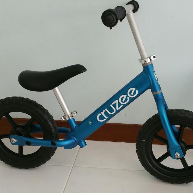 Blue Cruzee Balance Bike On Carousell
