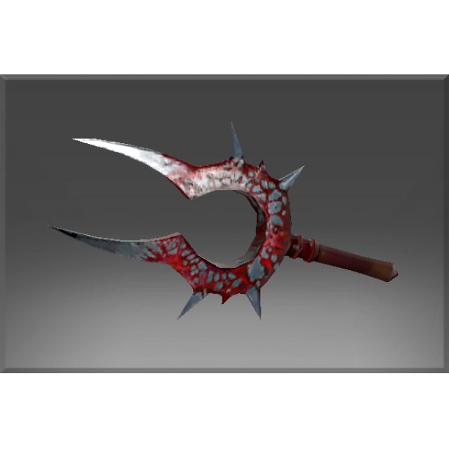 Dota 2 Genuine Mythical Bloodlust Fork With Pudge Figure Official