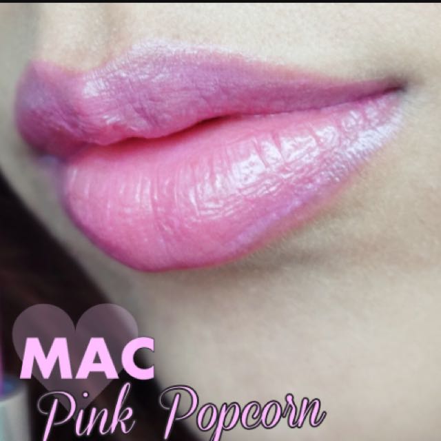 mac lipstick pink popcorn