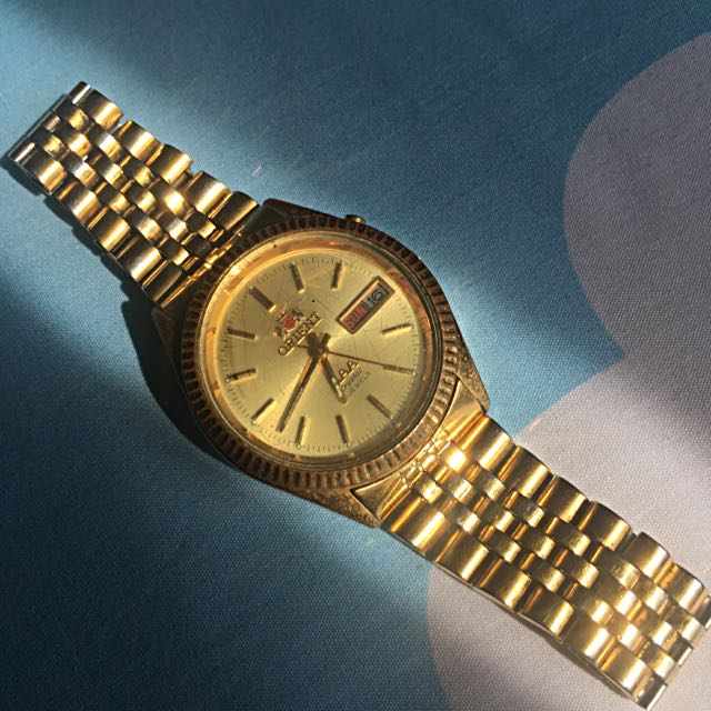 Orient gold watch hot sale