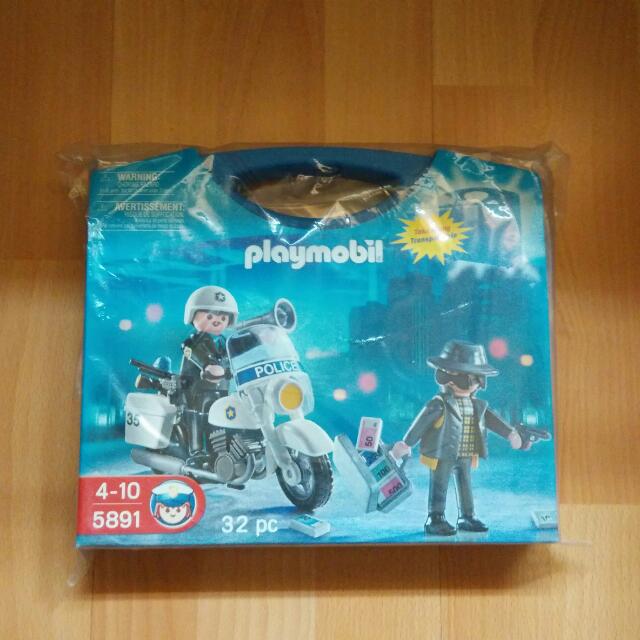 Playmobil Police Carry Case, Babies & Kids, Toys & Walkers on Carousell