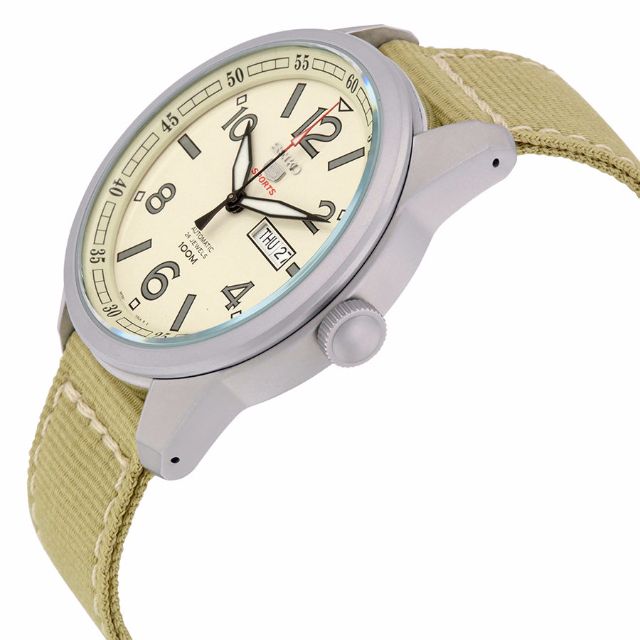 SRP635K1 NEW SEIKO 5 SPORTS 24 JEWEL MANUAL WIND AUTOMATIC