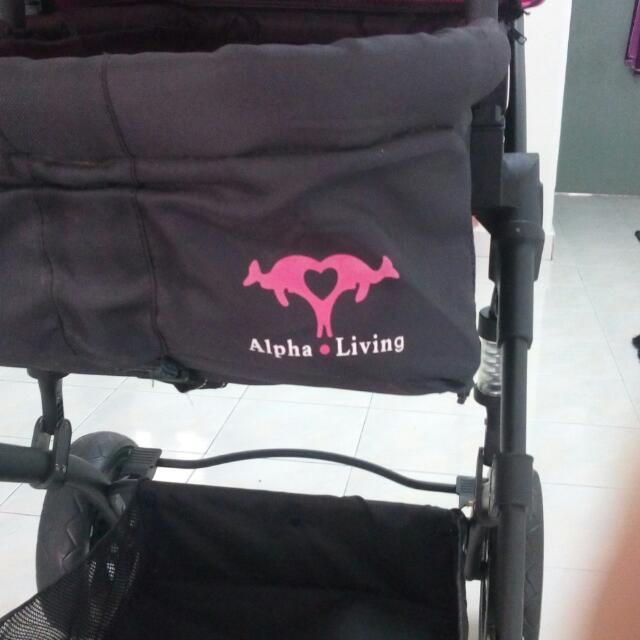 alpha living stroller