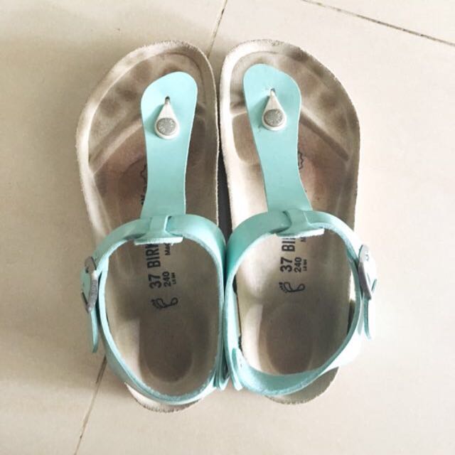 birkenstock tiffany blue