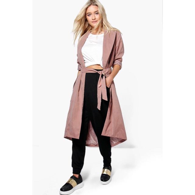 Lightweight on sale duster coat
