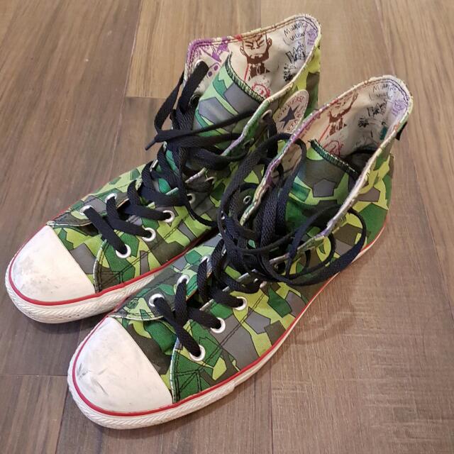 Gorillaz converse top camo for sale