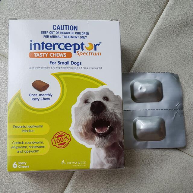 Joint Supplement (Vetaflex) and Heartworm Prevention Pills (Interceptor