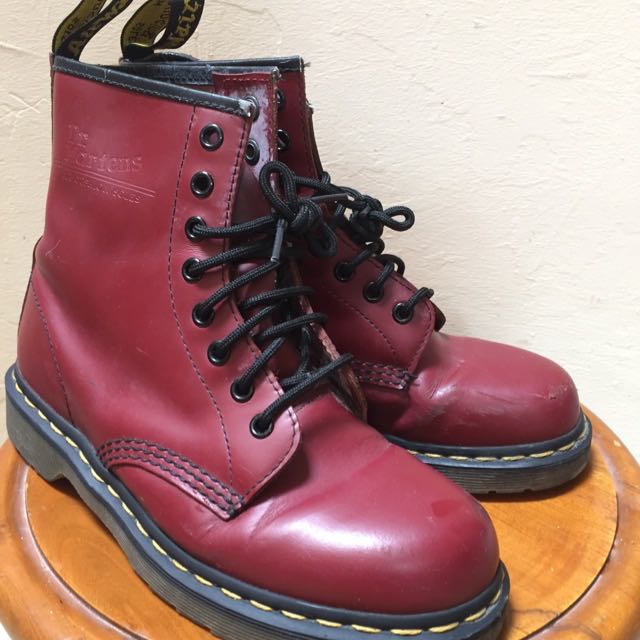 1460 smooth cherry red