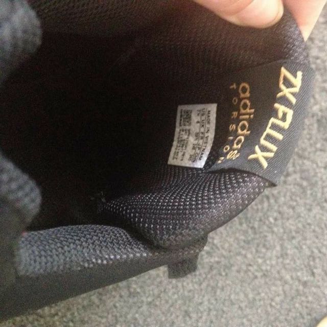 RARE Adidas ZX Flux Rose gold Black
