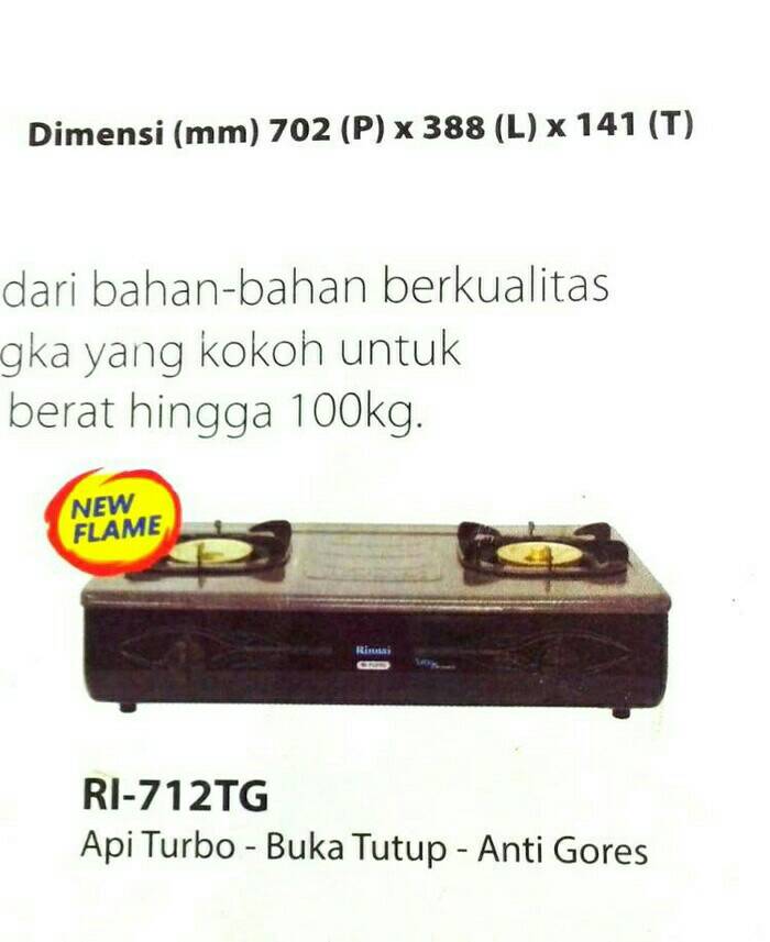 Rinnai Kompor Gas 2tungku Turbo Burner Ri 712tg Kompor Kitchen Appliances Di Carousell Rinnai Kompor Gas 2tungku Turbo Burner Ri 712tg Kompor Kitchen Appliances Di Carousell
