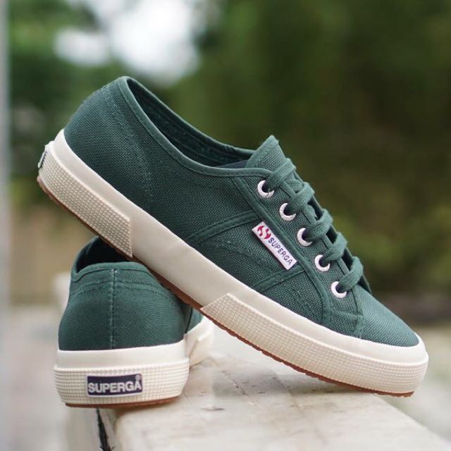 Pine green superga clearance