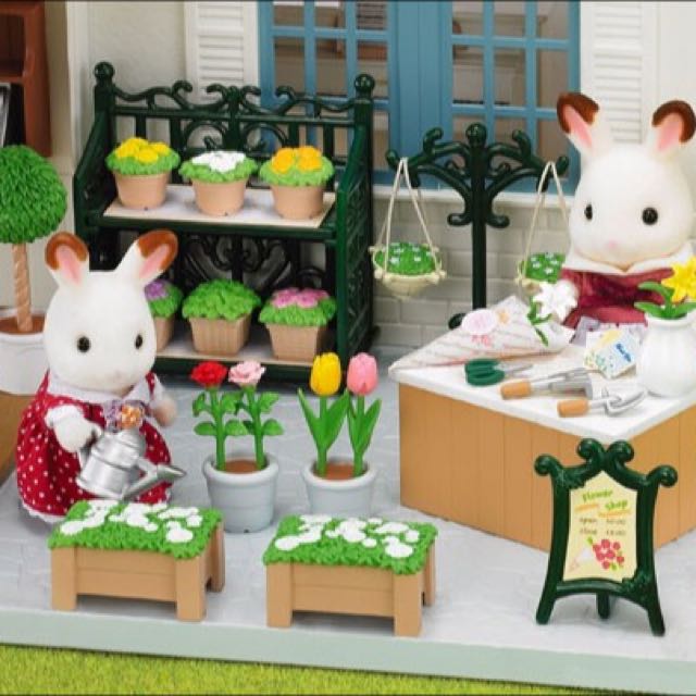 sylvanian families garden set