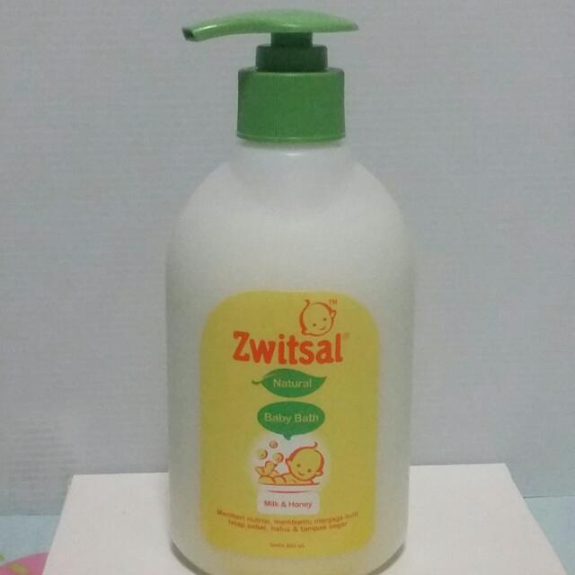 Zwitsal baby bath milk & honey top
