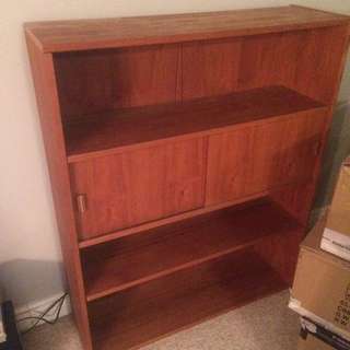 Vintage Wood book shelf