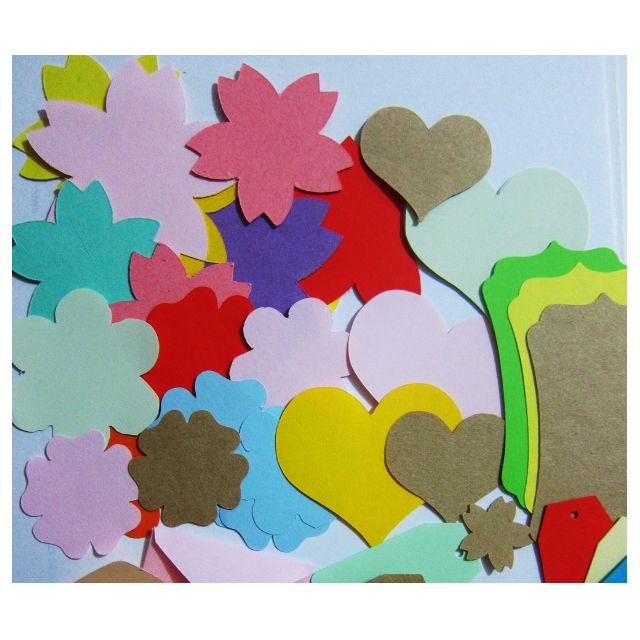 2 Die Cut Grab Bags 300 Pieces Paper Crafts In Each Bag Free Nm