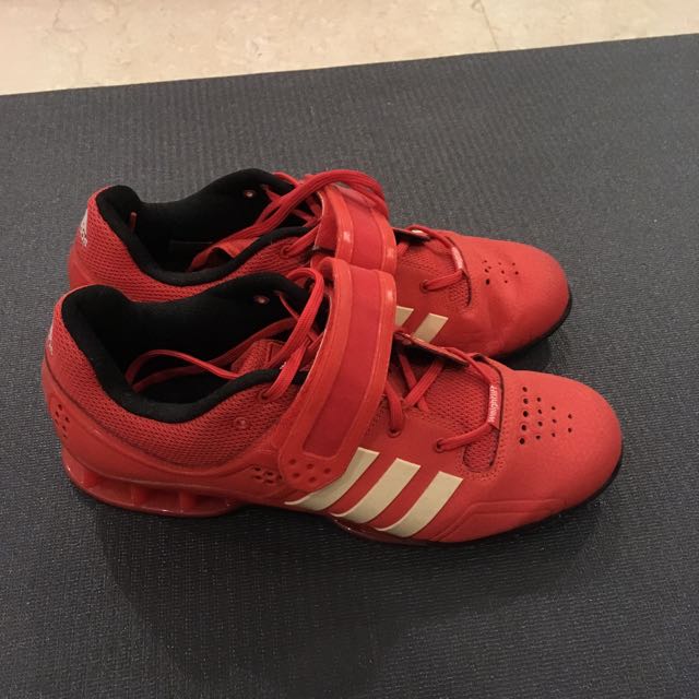 adidas adipower red size 9