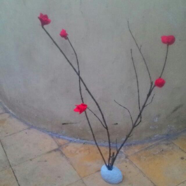 Asbak Pajangan Hewan Miniatur Rumah Dari Stik Es Krim Pajangan