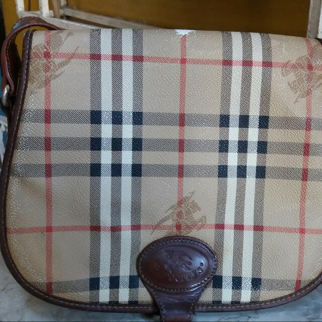 Authentic Vintage BURBERRY sling Women s Fashion Bags Wallets Cross body Bags on Carousell