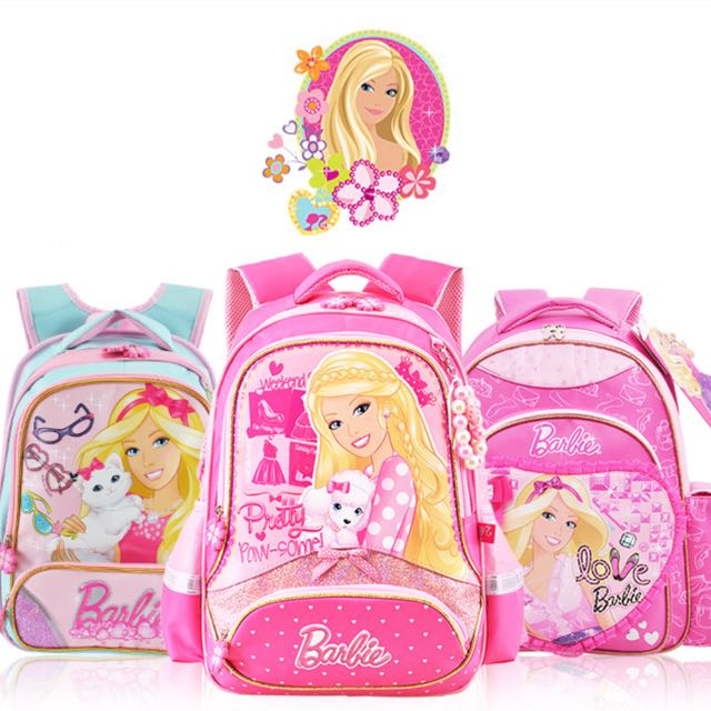 barbie doll school bag